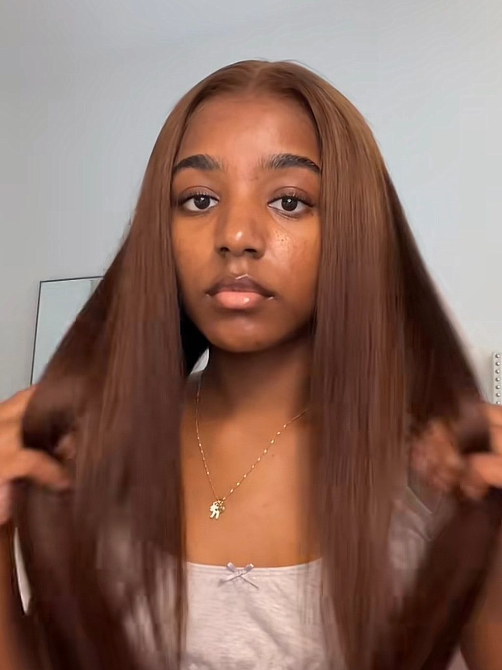 MEGALOOK Glueless Chocolate Wig