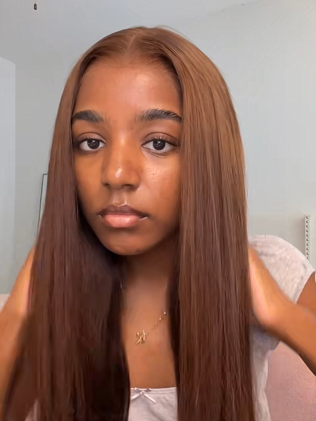 MEGALOOK Glueless Chocolate Wig