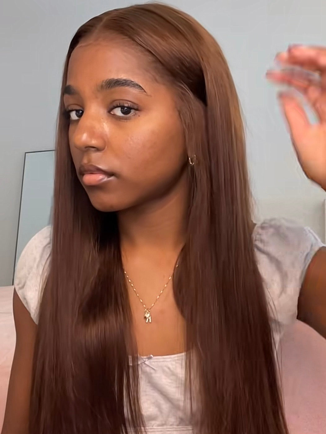 MEGALOOK Glueless Chocolate Wig