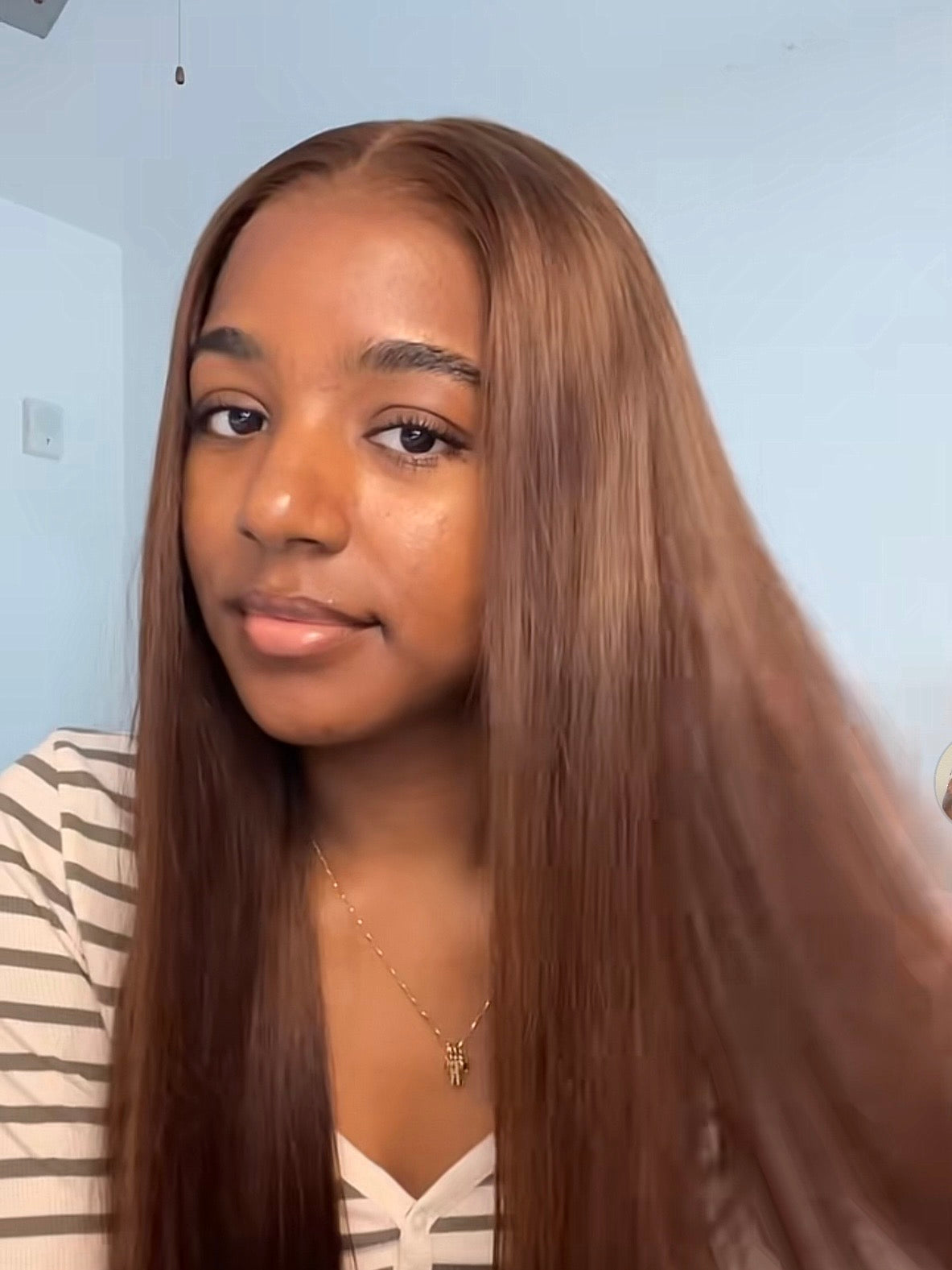 MSCOCO Glueless Brown Wig