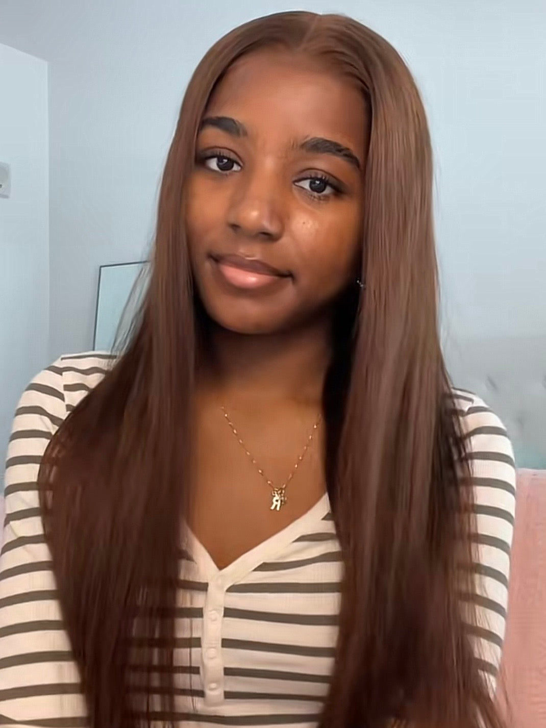 MSCOCO Glueless Brown Wig