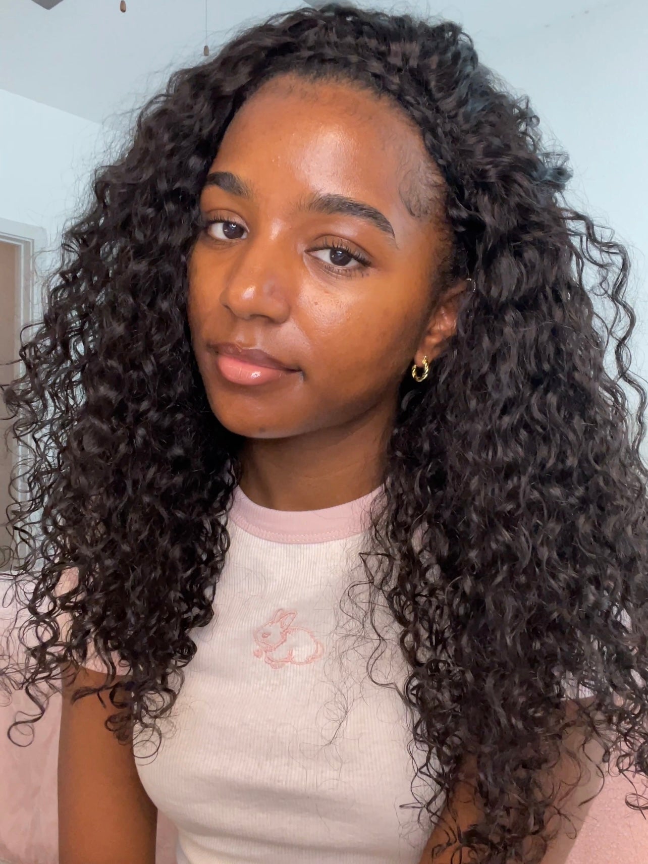 Celie Hair bouncy deep half wig