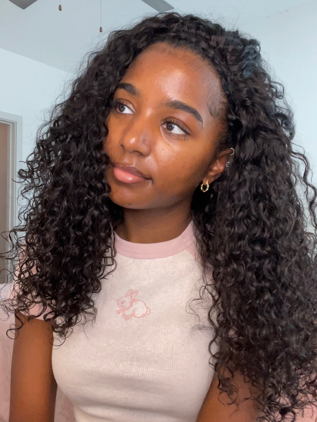 Celie Hair bouncy deep half wig