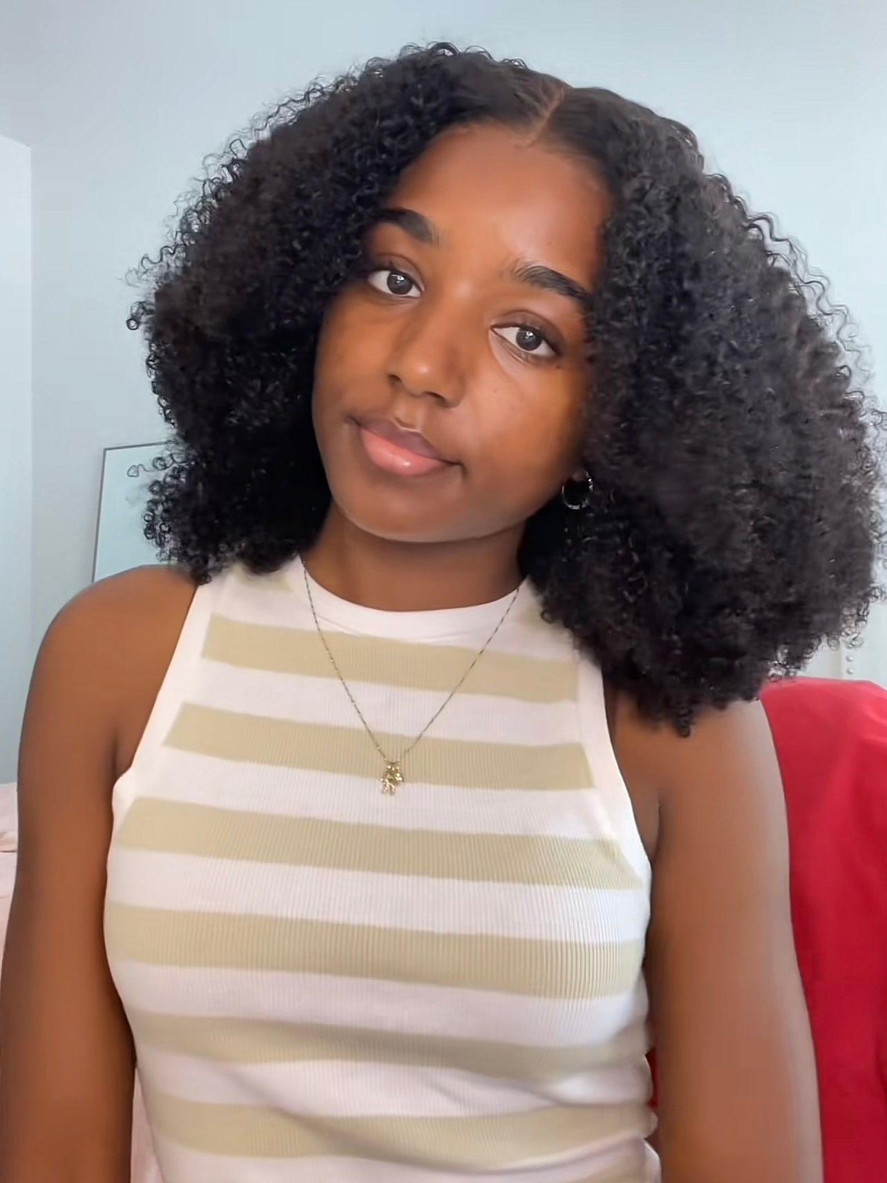 Wavymy Hair 7x5 afro curly wig